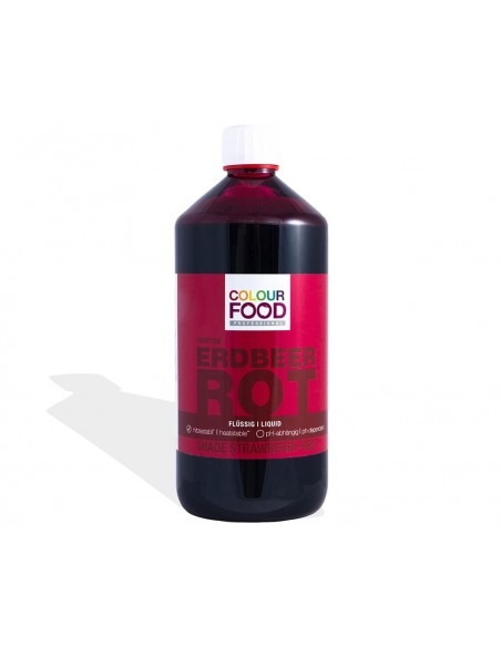 Colorant Alimentar Natural Roșu, nuanța Strawberry, greutate netă 1250g.