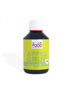 Colorant Alimentar Natural Verde, nuanța Apple, greutate netă 250g.