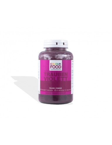 Colorant Alimentar Natural Violet - pulbere, nuanța Grape, greutate netă 120g.