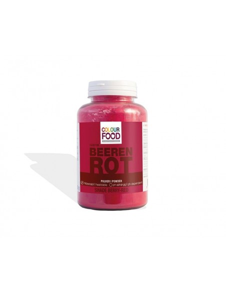 Colorant Alimentar Natural Roșu - pulbere, nuanța Berry, greutate netă 120g.