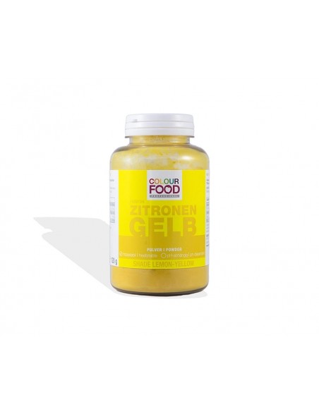 Colorant Alimentar Natural Galben pulbere, nuanța Lemon, greutate netă 120g.