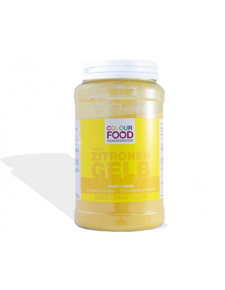 Colorant Alimentar Natural Galben pulbere, nuanța Lemon, greutate netă 750g.